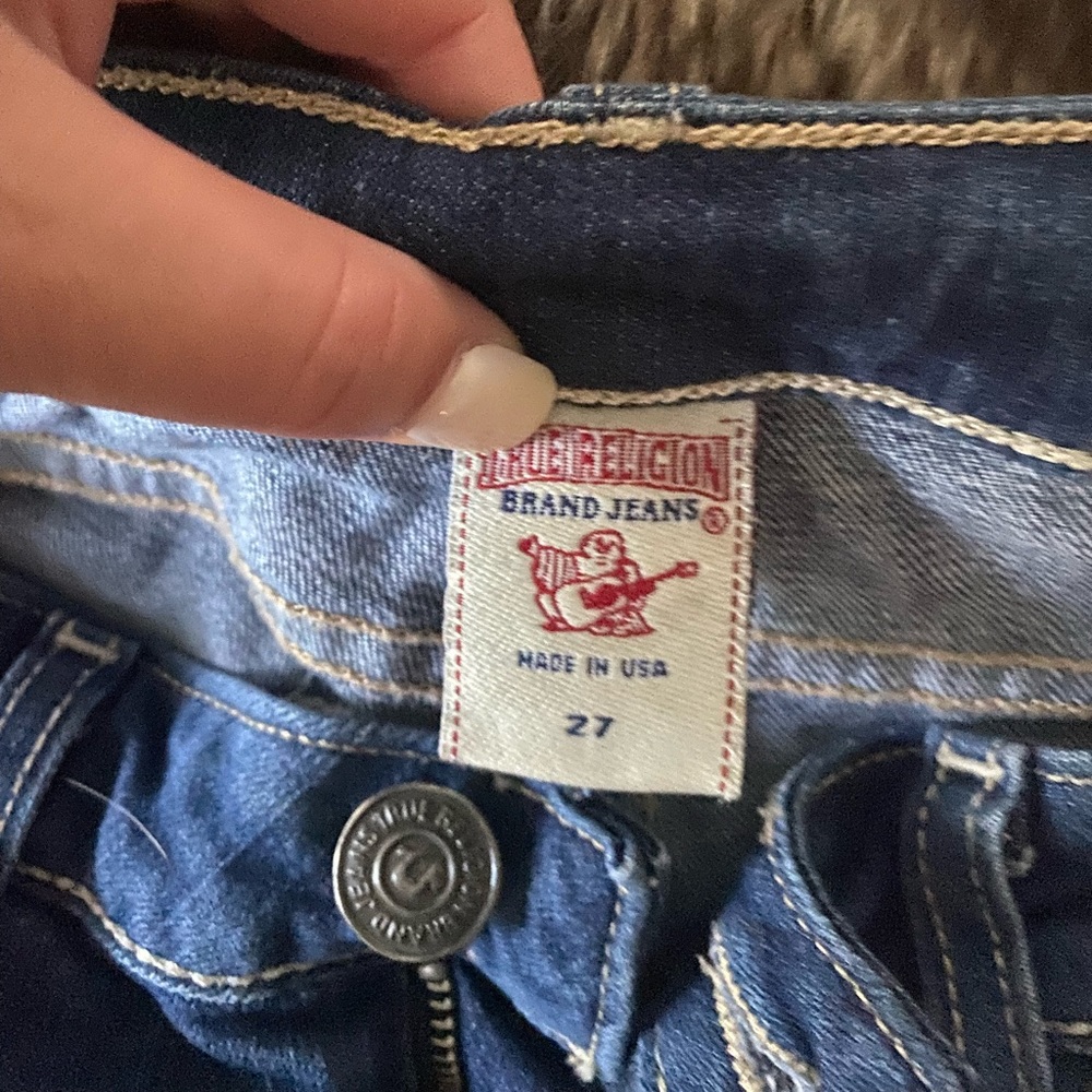 True Religion jean shorts
